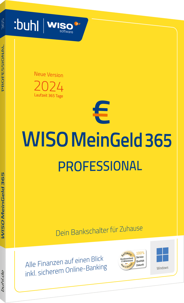 Image of WISO Mein Geld Professional 365 (Version 2024)
